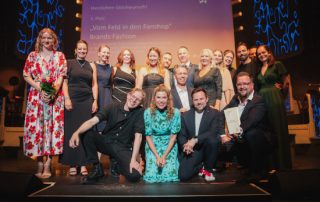 Das Brands Fashion-Team bei der Preisverleihung des Fairtrade Awards.